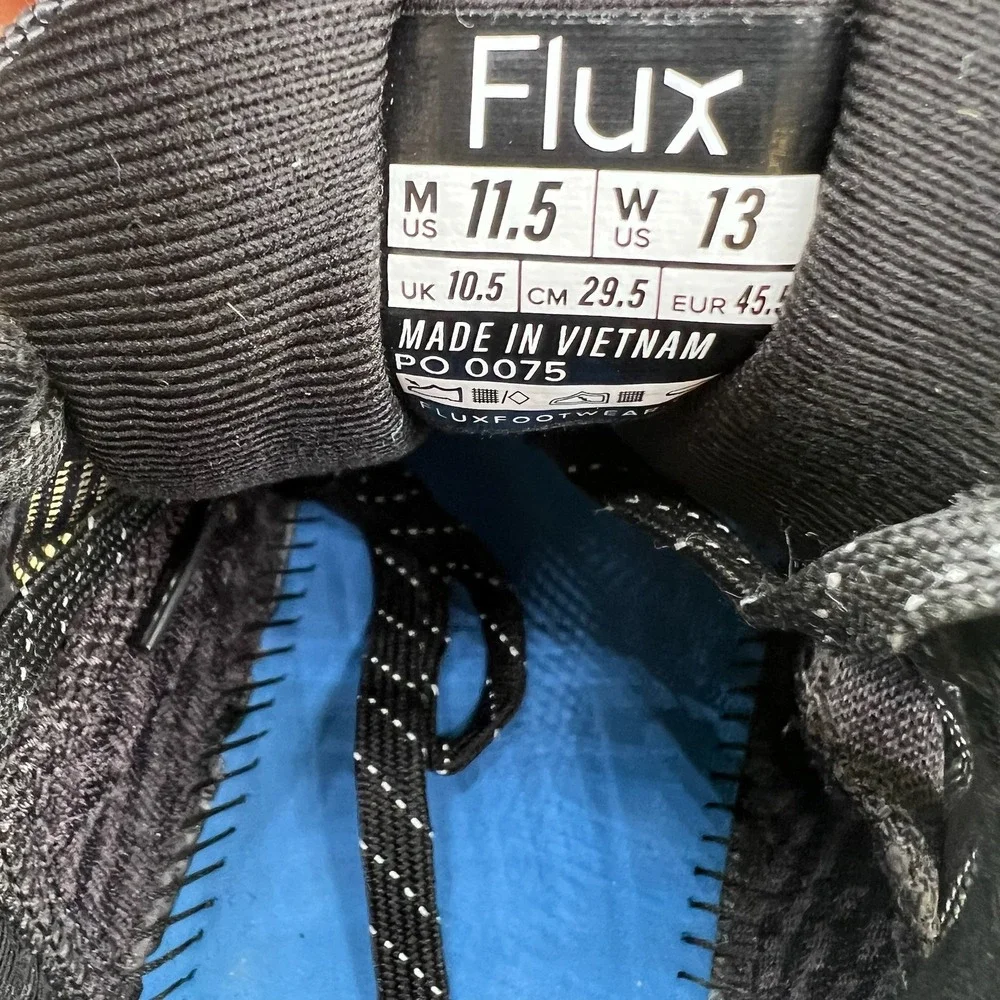 Flux Adapt Graphene XT Men's Size 11.5 Shadow Grey Barefoot Training Shoes